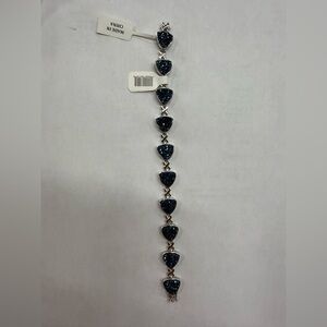 New Blue Druzy Quartz Sterling Bracelet 7.5”